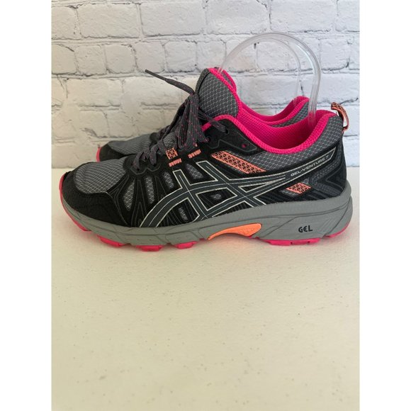 Asics Gel Venture 7 Women's running shoe size 6 gray/pink - Picture 2 of 11